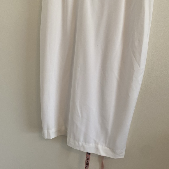 NWT House of CB Micaela Ivory White Draped Corset Midi Dress size Medium - Picture 6 of 11